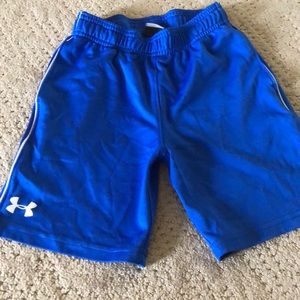 Under Armour boys royal blue shorts